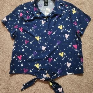 Her Universe Disney Castle and Mickey Balloon Top